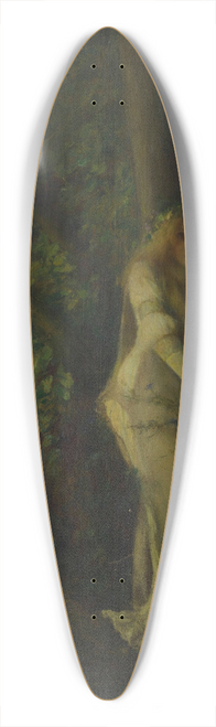 Pascal-Adolphe-Jean Dagnan-Bouveret - A Young Woman in the Play 39.3 inch art pintail longboard deck