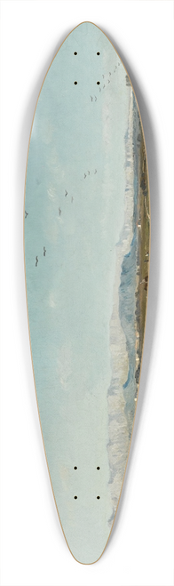 Paul-Camille Guigou - Souvenir de la Crau, Provence 39.3 inch art pintail longboard deck