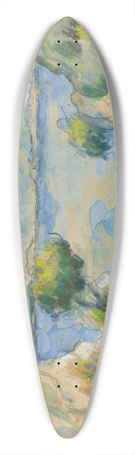 Paul Czanne - Le Meurtre Dans La Ravine 39.3 inch art pintail longboard deck