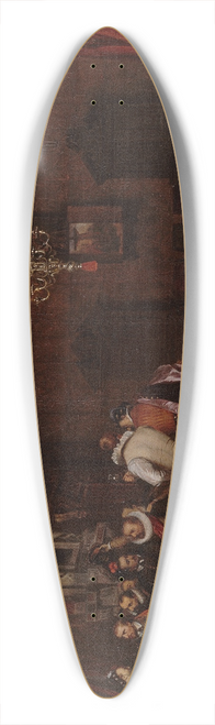 Paul Delaroche - Lassassinat du duc de Guise au chteau de Blois en 1588 39.3 inch art pintail longboard deck