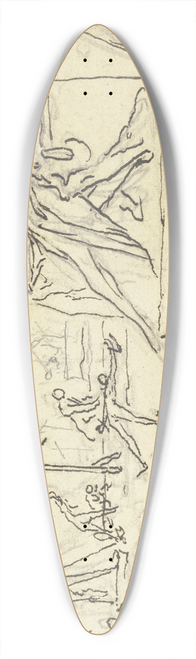 Paul Egell - Die Grausamkeiten des Tiberius 39.3 inch art pintail longboard deck
