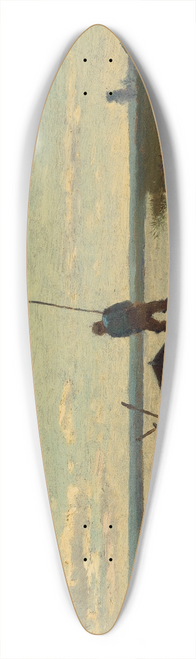Paul Joseph Constantin Gabril - Polder landscape 39.3 inch art pintail longboard deck Paul Joseph Constantin Gabril - Polder landscape 39.3 inch art pintail longboard deck