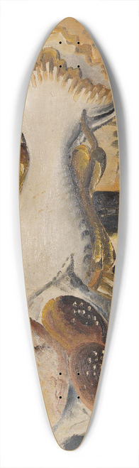 Paul Kleinschmidt - Stillleben mit Kaffeekanne, Korinthen und Obst 39.3 inch art pintail longboard deck