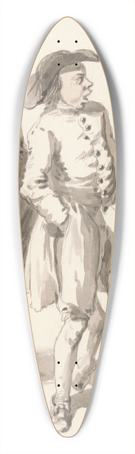 Paul Sandby - London Cries; Boy with a Donkey 39.3 inch art pintail longboard deck
