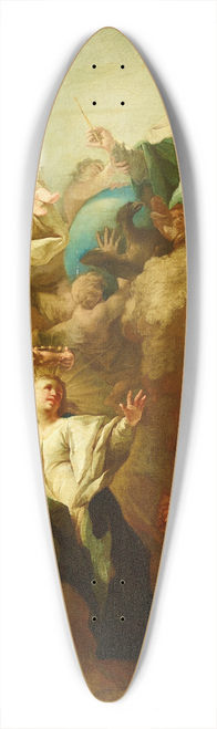 Paul Troger - Allegorie auf die Unbefleckte Empfngnis Mariae 39.3 inch art pintail longboard deck