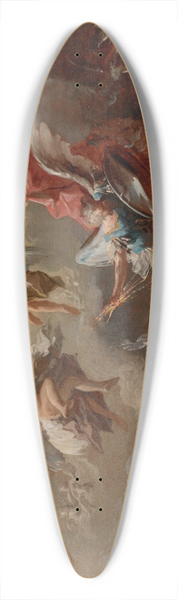 Paul Troger - Offenbarung des Messias aus der Jungfrau 39.3 inch art pintail longboard deck