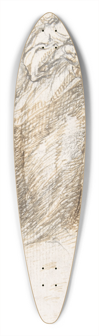 Pedro Duque y Cornejo - Virgin of the Immaculate Conception Standing on Clouds 39.3 inch art pintail longboard deck
