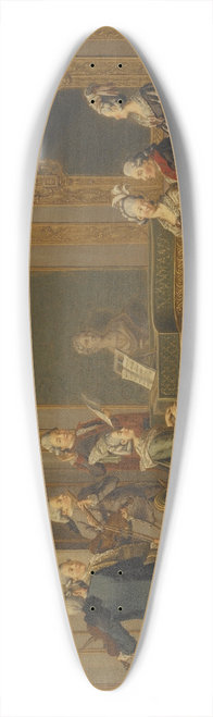 Pehr Hillestrm - Gustavian Style Interior with a Musical Party 39.3 inch art pintail longboard deck