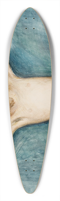 Pekka Halonen - Crucifixion 39.3 inch art pintail longboard deck
