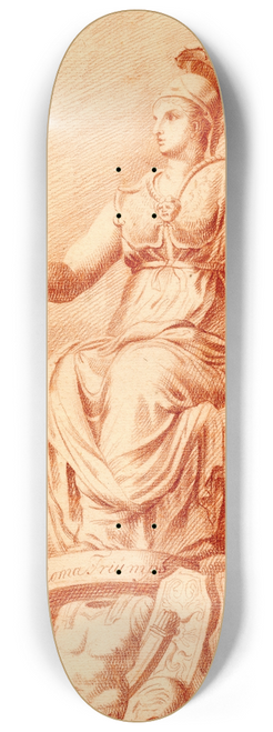 Cornelis Pronk - Beeld van Roma als getroonde vrouw 8.25 inch art skate deck