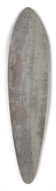 Per Ekstrm - Winter Landscape at Partille 39.3 inch art pintail longboard deck