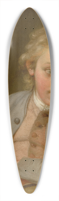 Per Krafft the Elder - Portrait of a Boy 39.3 inch art pintail longboard deck