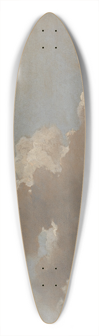 Peter Francis Bourgeois - Coastal Landscape with a Ferry Boat 39.3 inch art pintail longboard deck