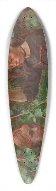 Peter Hansen - Ndderne plukkes 39.3 inch art pintail longboard deck