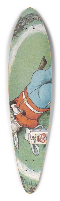 Peter Newell - He rested in a Borax ring to keep the bugs away 39.3 inch art pintail longboard deck