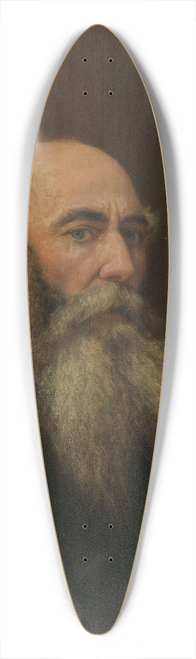 Peter Nicolai Arbo - Portrait of the Painter Hans Johan Frederik Berg 39.3 inch art pintail longboard deck