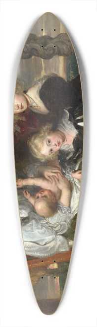 Peter Paul Rubens - Deborah Kip,Wife of Sir Balthasar Gerbier and Her Children 39.3 inch art pintail longboard deck