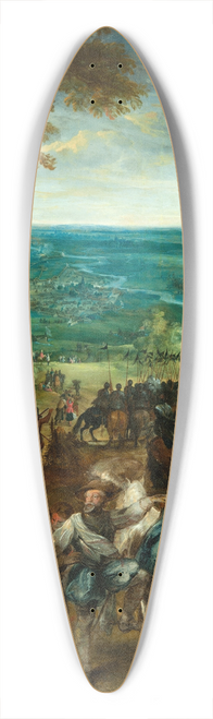 Peter Paul Rubens - Henry IV of France at the Siege of Amiens in 1597 39.3 inch art pintail longboard deck