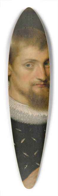 Peter Paul Rubens - Portrait of a Man, Possibly an Architect or Geographer 39.3 inch art pintail longboard deck