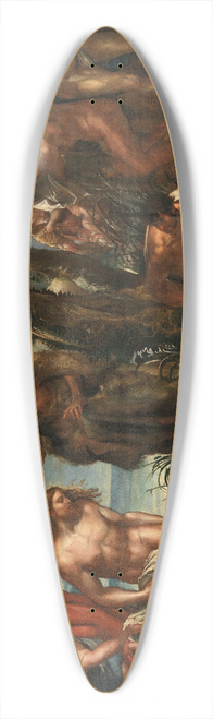 Peter Paul Rubens - The Baptism of Christ 39.3 inch art pintail longboard deck