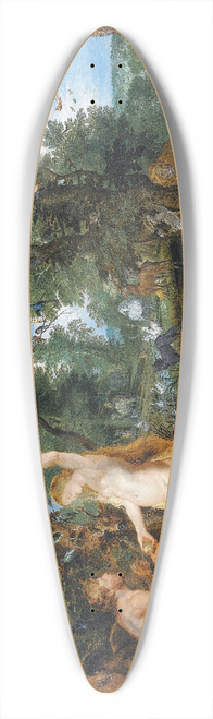 Peter Paul Rubens - The Garden of Eden with the Fall of Man 39.3 inch art pintail longboard deck