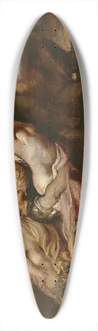 Peter Paul Rubens - The Rape of the Daughters of Levkippos 39.3 inch art pintail longboard deck