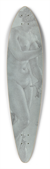 Peter van Lint - Venus de Medici; view from the front 39.3 inch art pintail longboard deck