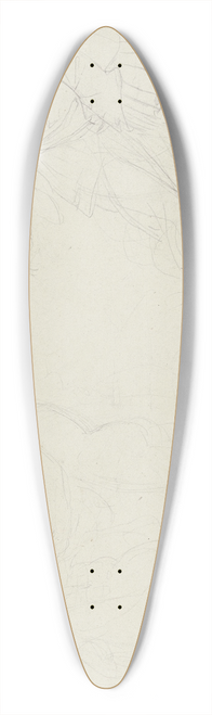 Peter von Cornelius - Auerbachs Keller zu Leipzig; Zwei Zecher, Mephisto und Faust 39.3 inch art pintail longboard deck