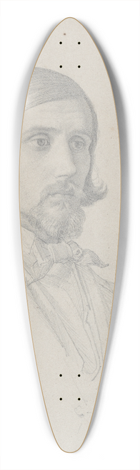 Peter von Hess - Ogden Nicholas Rood 39.3 inch art pintail longboard deck