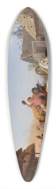 Peter von Hess - Russische Dorfschnke 39.3 inch art pintail longboard deck