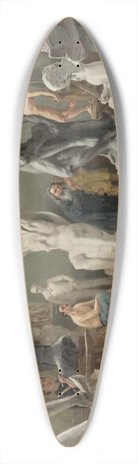 Philippe Parrot-Lecomte - The Sculptors Studio 39.3 inch art pintail longboard deck