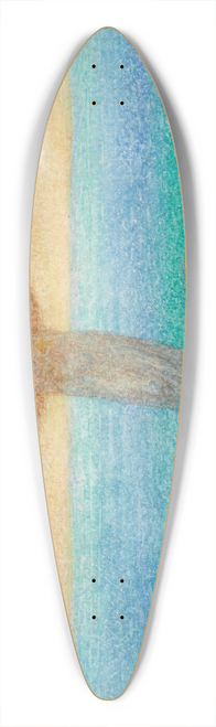Phoebe Anna Traquair - Love, the Comforter of Night 39.3 inch art pintail longboard deck