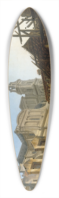 Pierre-Antoine Demachy - La foire Saint-Germain aprs lincendie de la nuit du 16 au 17 mars 1762 39.3 inch art pintail longboard deck