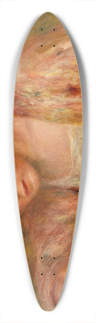 Pierre-Auguste Renoir - Andre in a Hat, Reading (Andre en chapeau, lisant) 39.3 inch art pintail longboard deck