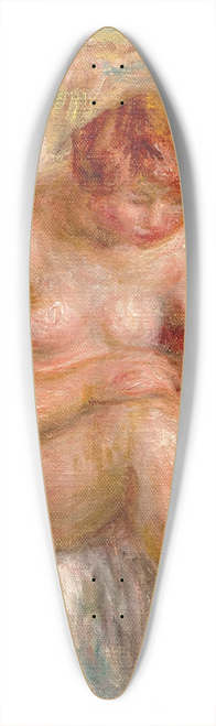 Pierre-Auguste Renoir - Femme nue assise vue de trois-quarts (Baigneuse) 39.3 inch art pintail longboard deck