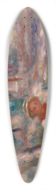 Pierre-Auguste Renoir - Girl at the Foot of a Tree (Fillette au pied dun arbre) 39.3 inch art pintail longboard deck