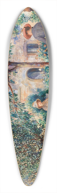 Pierre-Auguste Renoir - In Brittany (En Bretagne) 39.3 inch art pintail longboard deck