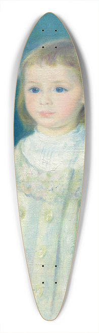 Pierre-Auguste Renoir - Lucie Berard (Child in White) 39.3 inch art pintail longboard deck