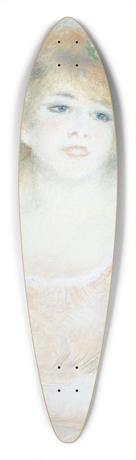 Pierre-Auguste Renoir - Mlle. Jeanne Samary 39.3 inch art pintail longboard deck