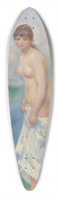 Pierre-Auguste Renoir - Standing Bather 39.3 inch art pintail longboard deck
