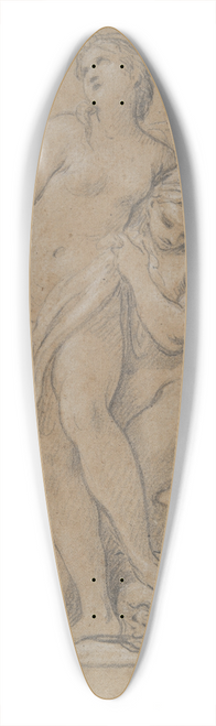 Pierre Charles Trmolires - Venus Supported by aNereid 39.3 inch art pintail longboard deck