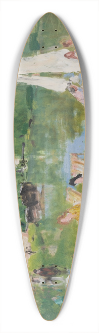 Pierre-Eugne Montzin - Repos au bord de la Seine 39.3 inch art pintail longboard deck