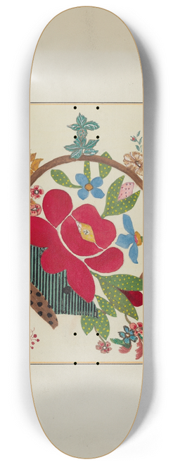 Cornelius Christoffels and Margaret Linsley - Pieced Autograph Quilt (1 Square) 8.25 inch art skate deck