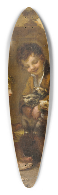 Pierre-Paul Prud'hon - Puppies 39.3 inch art pintail longboard deck