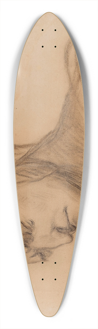 Pierre Puvis de Chavannes - Dante, buste dhomme drap, tte couverte de trois-quart  gauche 39.3 inch art pintail longboard deck