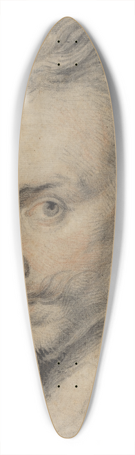 Pieter Claesz Soutman - Portrait of a Man 39.3 inch art pintail longboard deck