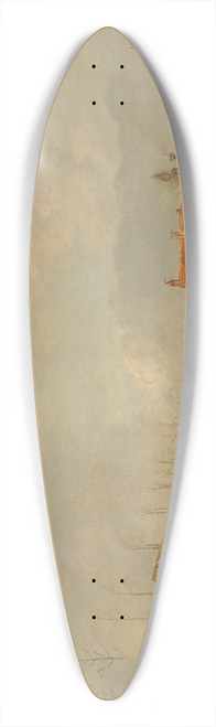 Pieter Gerardus van Os - The Casemates before Naarden, 1814 39.3 inch art pintail longboard deck