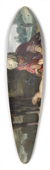 Pieter Lastman - The Good Samaritan tending the wounds of the traveller 39.3 inch art pintail longboard deck
