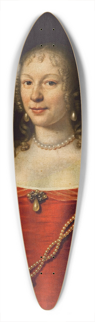 Pieter Nason - Portrait of a lady 39.3 inch art pintail longboard deck