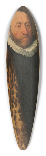 Pieter Pietersz. - Portrait of Mattheus Augustijnsz Steyn, Councilor in the College of the Admiralty of the Northern Quarter in Dokkum 39.3 inch art pintail longboard deck
